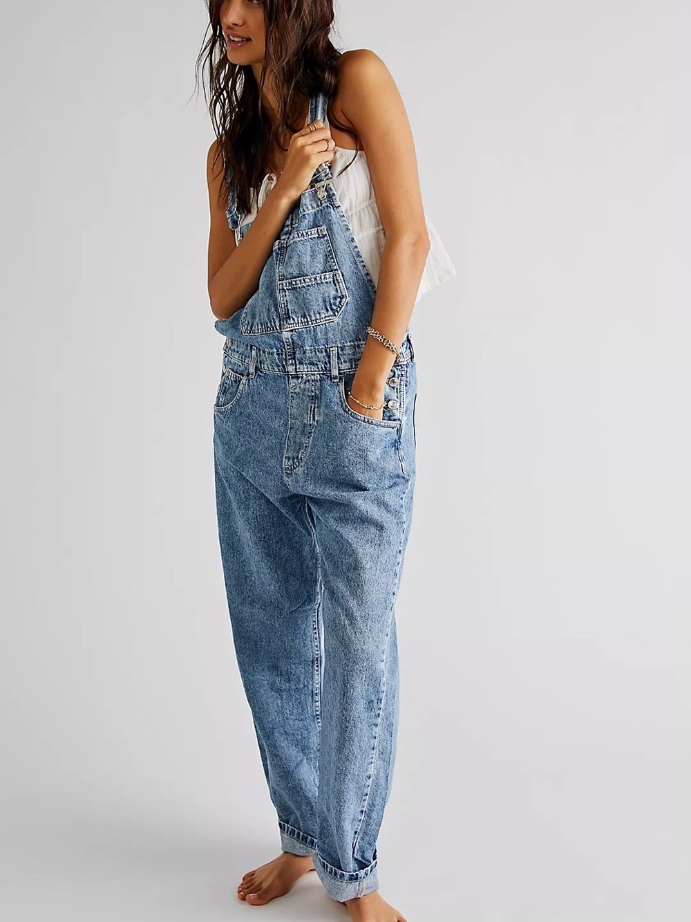 We The Free Ziggy Denim Overalls XS